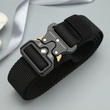 Men's Belt Outdoor Hunting Tactics Belt Multi functional Buckle Nylon Belt High Quality Marine Corps Canvas Belt 3