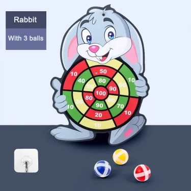 Educational Games Dart Board Baby Toy Stickey Ball Dart Indoor Sports Child Montessori Games for Children 3 to 7 Years 6