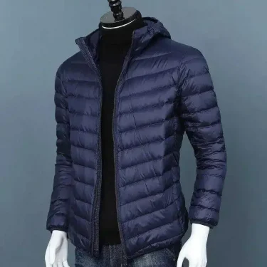 Autumn Winter White Duck Down Jacket Men Light Weight Warm Waterproof Casual Outdoor Portable Male Puffer Coats 2