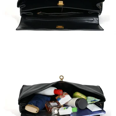 Luxury Brand Rodeo Woman Bags Autumn Winter Genuine Leather Women Totes Fashion Gold Buckle Women Shoulder HandBags 6