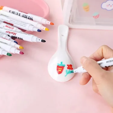 Water Floating Pen Magical Ink Pens With Spoon Floating Color Water Painting Floating Chalk Art Graffiti Drawing Set For Kids 2
