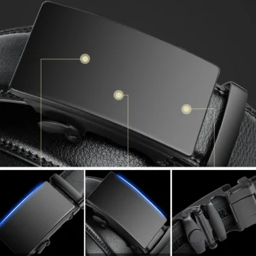 Personalized Belt Men Gift Engraved Custom Name LOGO Automatic Buckle Belts 140 150 160cm Plus Size Letter Gift for Him Men 3