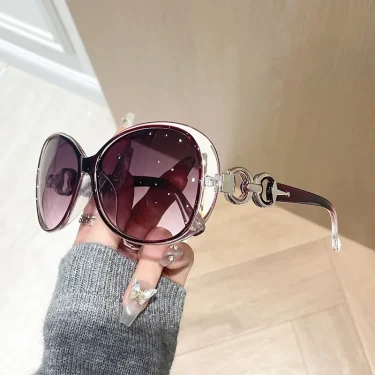 Fashion Square Sunglasses Woman Luxury Brand Big Purple Sun Glasses Female Mirror Shades Ladies Oculos De Sol Feminino Shades 1