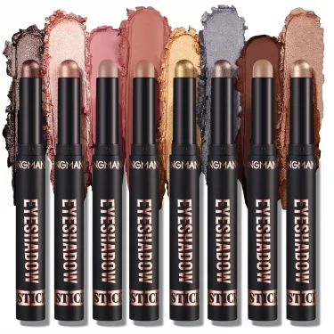 LANGMANNI 16 color pearl eyeshadow stick waterproof long lasting color eyeshadow Face Highlight 2