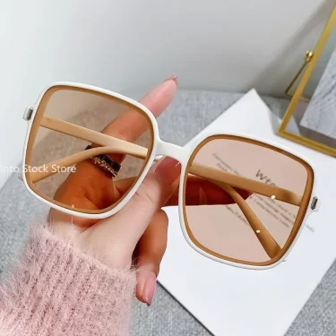 New Oversized Rectangle Sunglasses Women's Fashion Square Sun Glasses Men's Classic Vintage Eyewear UV400 Oculos De Sol 3