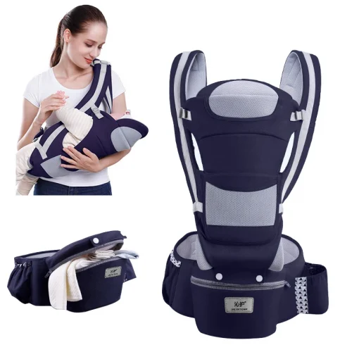 Newborn Ergonomic Baby Carrier Backpack Infant Baby Hipseat Carrier Front Facing Ergonomic Kangaroo Baby Wrap Sling Travel 1