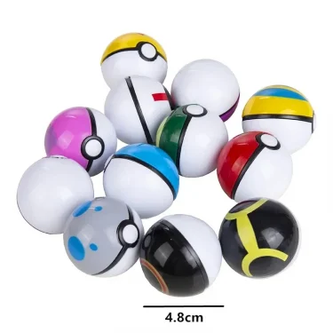 12Pcs Pokemon Figure Pokeball Toys Pikachu Charmander Anime Figure Kawaii Doll Poke Ball Collect Accessories Kids Birthday Gifts 4