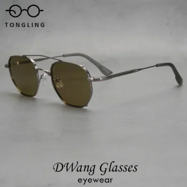 Men Steam Metal Fine Edge Polarized Sunglasses Fashion Personality Retro Women Futuristic Car Driving Travel UV400 Sun Glasses 3