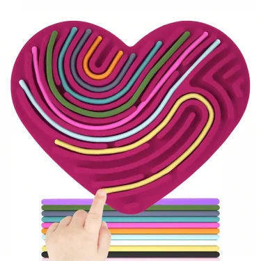 1Set Sensory Activity Board, Sensory Activity Board: Silicone Fidget Toy for Calming, Stress, Anxiety, ADHD & Autism 2