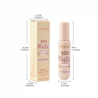 Liquid Concealer Stick Foundation Cream 6 Color Moisturizing Full Coverage Acne Dark Circle Natural Matte Concealer Cream Makeup 6