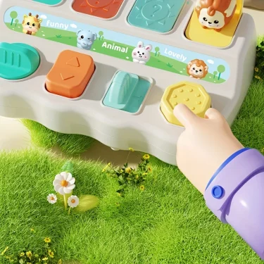 Montessori Pop up Animal Toys and Learning Boxes - Enhance Logic and Motor Skills, Suitable for Children's Birthday Gifts 6