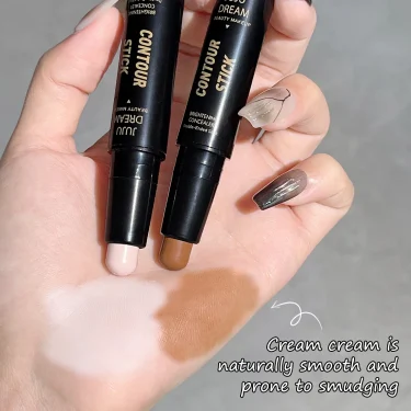 Double-ended dual-purpose high-light trimming stick, three-dimensional contour, nose shadow, facial shape, brighten and trimming 5