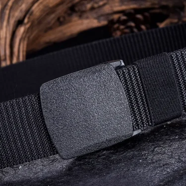 Classic Men Women Belts Military Nylon Adjustable Belt Outdoor Travel Tactical Waist Belt with Plastic Buckle for Pants 4