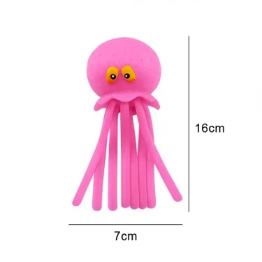 Baby Bath Toys Sponge Water Absorbing Octopus Squeezing Stress Relief Toys Summer Swimming Play Water Toy for Children 5