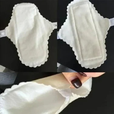 3Pcs Waterproof Panty Liner Feminine Thin Reusable Sanitary Pads Period Panties Leakproof Cotton Pad Washable Hygiene Supplies 5