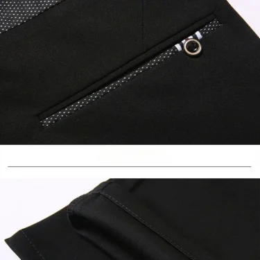 Men's Elastic Straight Suit Pants for Business Casual and Formal Wear in Spring and Autumn Men's Dress Pants Plus Size 28-40 6