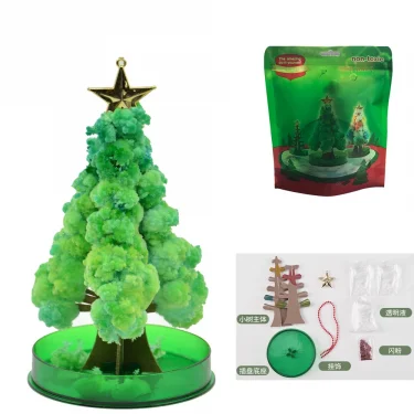 Magically Paper Sakura Crystal Trees Christmas Magic Growing Tree Japan Desktop Cherry Blossom Science Toys Novelty Funny gift 2