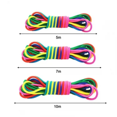 5-10m Jump Rope Rubber Band Motion Toy Kids Skipping Rope Ropes Training Jump Kids Toys Jumping Workout Exercise Nylon Girl Gift 6