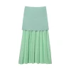 dark green skirt