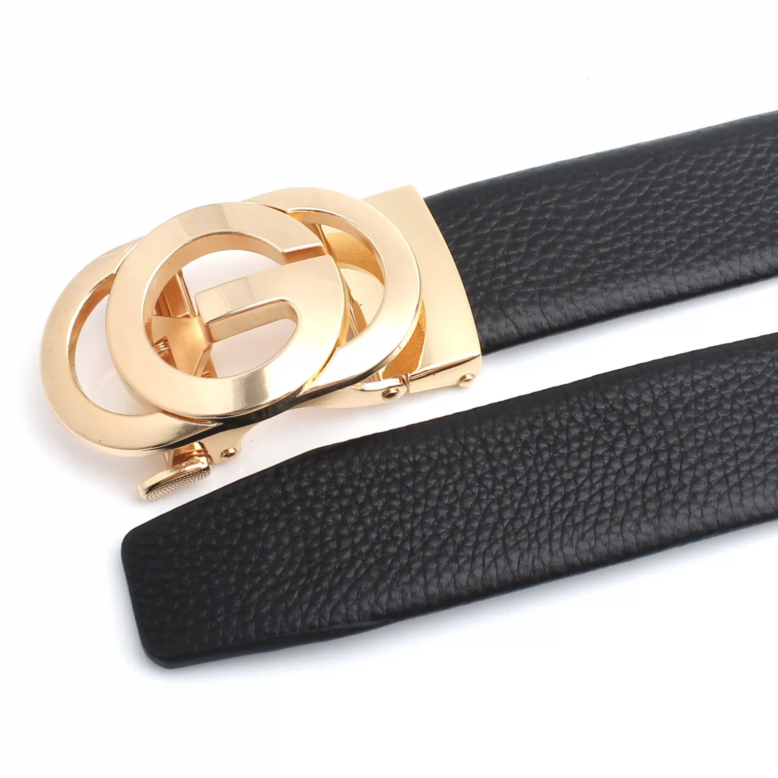 Genuine Leather Belt Metal Alloy Automatic Buckle Brand Luxury Design Waist Belts for Men Strap Male Men belts 5