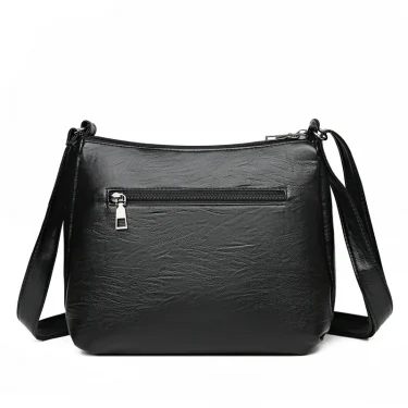 Elegant Leather One Shoulder Handbag Shopping Bag New Women's Fashion Handbag Sheepskin grain Beautiful Lady Crossbody Bag 4