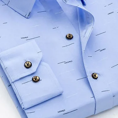 New men's shirt long sleeve spring and summer thin business casual wear fashion breathable slim print high quality plaid 6