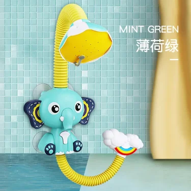New Bath Toys Baby Water Game Elephant Model Faucet Shower Electric Water Spray Toy Swimming Bathroom Baby Toys For Kids Gifts 4