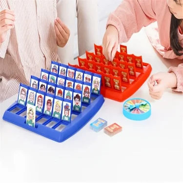 Guess Who I Am Puzzle Game Two Person Interactive Portable Tray Puzzle Board Game Suitable for Children 4