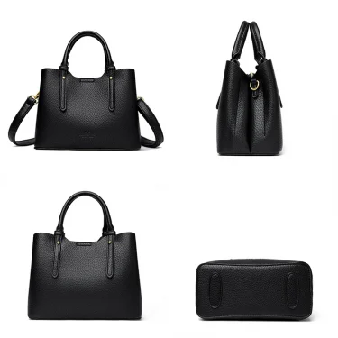 Fashion Handbag For Women Classic Leather Hand Bags Luxury Shoulder Bag Designer Large Tote Ladies Crossbody Bag Female Sac 3