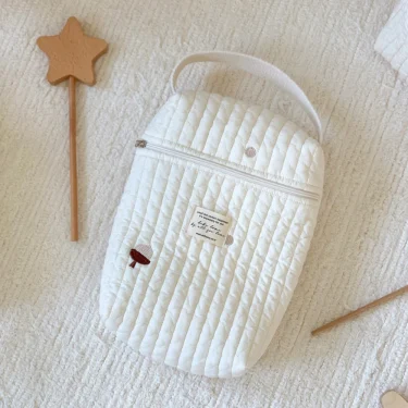 Baby Diaper Bag Reusable Embroidery Mommy Bag Caddy Organizer Bottle Nappy Storage for Newborn Baby Items Maternity Bag Handbags 6