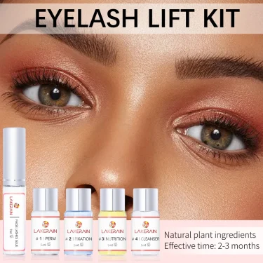 New Lash Lift Kit Long Lasting Eyelash Lifting Perming Lotion Fixation Glue Curly Lasher Beauty Salon Home Use Pro Kit 4