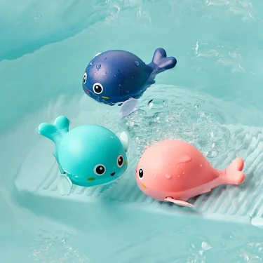 Baby Bath Toys Kids Swimming Clockwork Dolls Play Water Fun Bathing Cute Funny Children Bathroom Shower Bathtub Animals Toy 3
