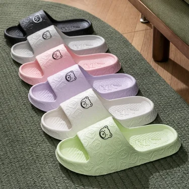 EVA Summer Women Fashion Cute Outdoor Non-Slip Rubber Slippers Indoor Soft Sole Couple Graffiti Sandals 4
