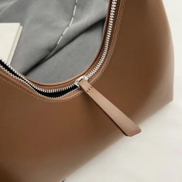 MOODS Fashion Underarm Shoulder Bags For Women PU Leather Pure Color Armpit Hobo Bag New Luxury Designer Purses And Handbag 2