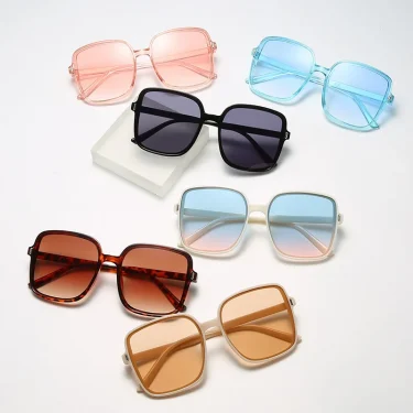 New Oversized Rectangle Sunglasses Women's Fashion Square Sun Glasses Men's Classic Vintage Eyewear UV400 Oculos De Sol 6
