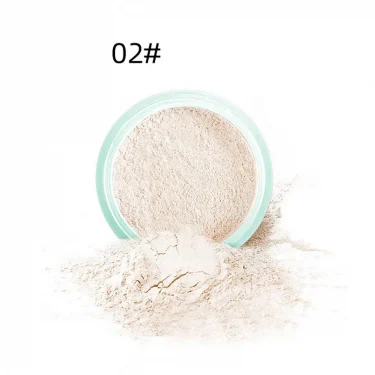 3 color facial loose powder, waterproof oil control honey powder, long-lasting makeup powder with powder puff 3
