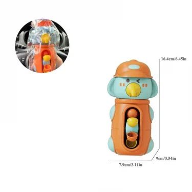 New Cute Duck/Elephant Baby Shower Bath Toys Children Water Play Spinner with Suction Cup Waterwheel Games for Kid Bathroom 3