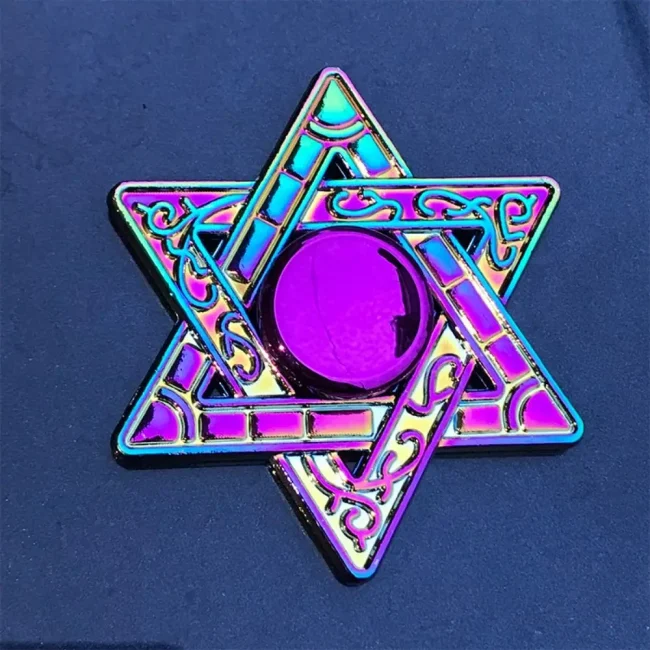 Dragon Wings Hand Spinner High Speed Low Noise Fingertip Gyro Alloy Anti Pressure Metal Rainbow Finger Spinner Children Toys 5