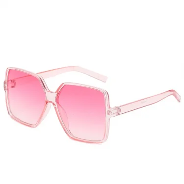 Fashion Women Oversize Sunglasses Gradient Plastic Brand Designer Female Sun Glasses Uv400 4