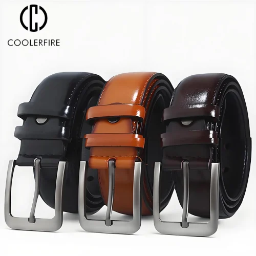 PU leather belts for men luxury designer high quality fashion style vintage brown cowboy male belt casuel for male ND005 1