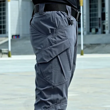 New Summer Tactical Cargo Pants Casual Trousers Men Wear-resisting Multi-Pockets Quick Dry Outdoor Hiking Work Trousers Men 1