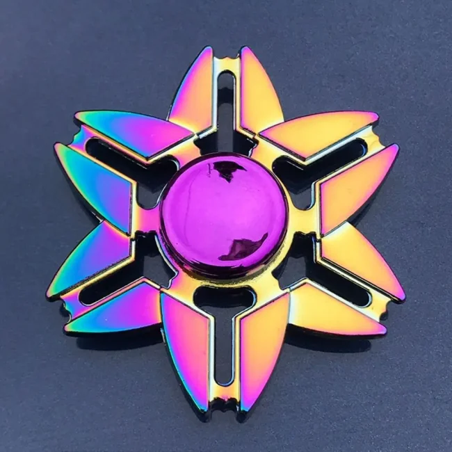 Dragon Wings Hand Spinner High Speed Low Noise Fingertip Gyro Alloy Anti Pressure Metal Rainbow Finger Spinner Children Toys 6