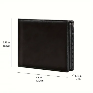 Luxury Handmade Genuine Leather Business Card Holder Men Leather Credit Card Men Card ID Holder Cover Card Wallet 2