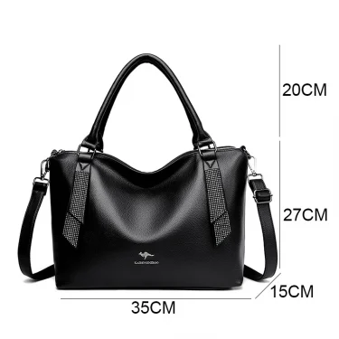 Genuine Leather Handbags Ladies Bags Designer Luxury Tote Bag High Quality Shoulder For Women Large capacity Crossbody Bag Bolsa 2