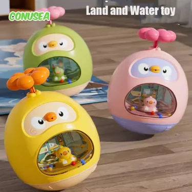 Baby Bath Toy Amphibious Cute Fun Spray Water Tumbler Toy Water Bathtub Pool Beach Kids Baby Toys 12 Months Bathing Bathroom 1