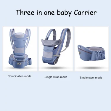 Newborn Ergonomic Baby Carrier Backpack Infant Baby Hipseat Carrier Front Facing Ergonomic Kangaroo Baby Wrap Sling Travel 4