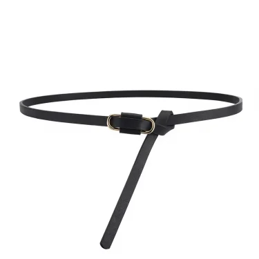 New Thin Beautiful PU Belts Women's Fashionable Belts Woman Dress Coat Apparel Accessories 5