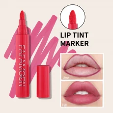 Matte Marker Lipstick Lip Dye Pen Lipliner Cosmetic Hydrating Waterproof Long Lasting Lipstick Lip Liner Contour Pen Makeup Tool 2