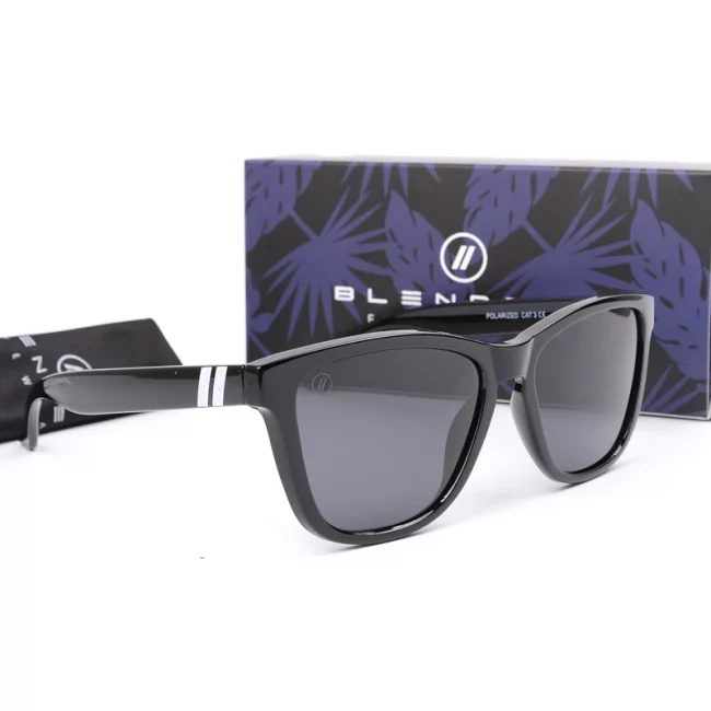 Blue Mirror Sunglasses Men Polarized UV Ray Lense Eyewear Vintage Fashion Square Men Sun Glasses 0717 1
