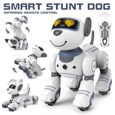 Intelligent Remote Control Robot Dog Electronic Stunt Voice Command Programmable Touch-sense Music Song Children's Toys for Boys 2